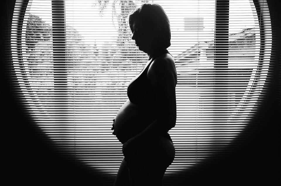 Incinta silhouette gravidanza