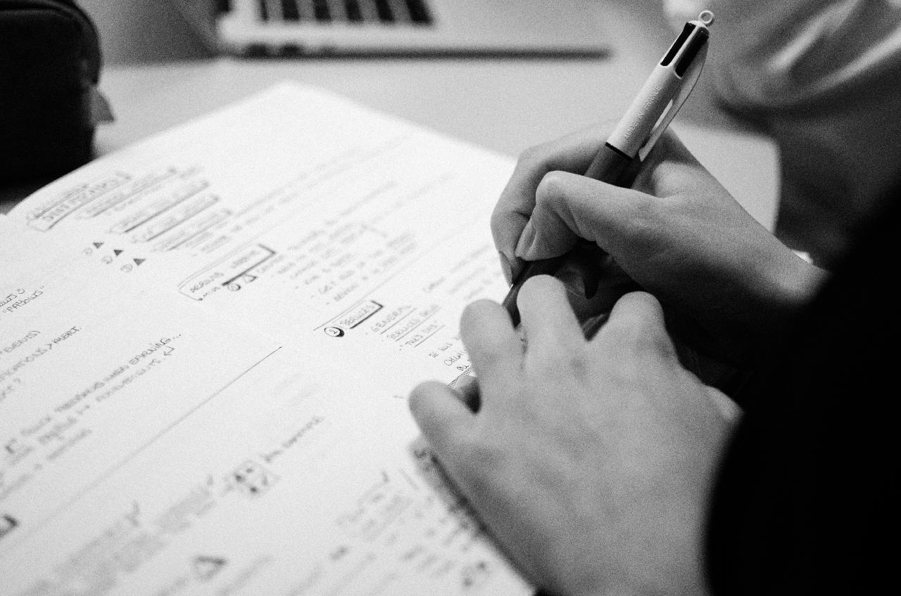 scrivere a mano