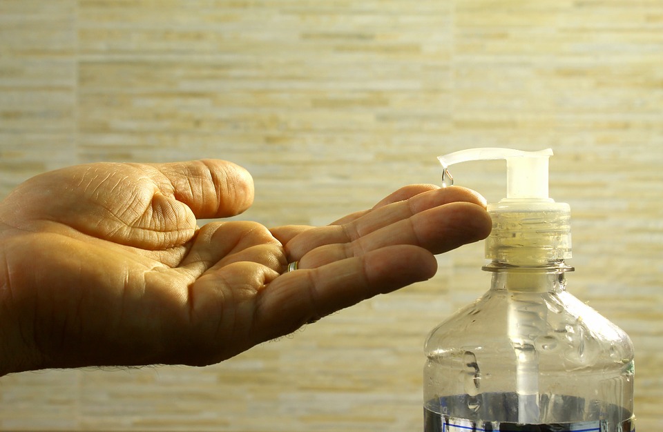 disinfettante per le mani