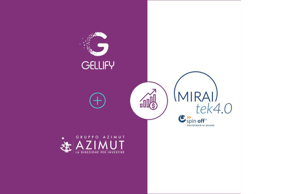 Miraitek4.0, GELLIFY e Azimut Digitech Fund investono nello spin-off del Politecnico di Milano