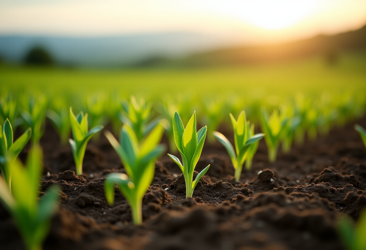 Immagine che rappresenta l'agricoltura biologica in Italia