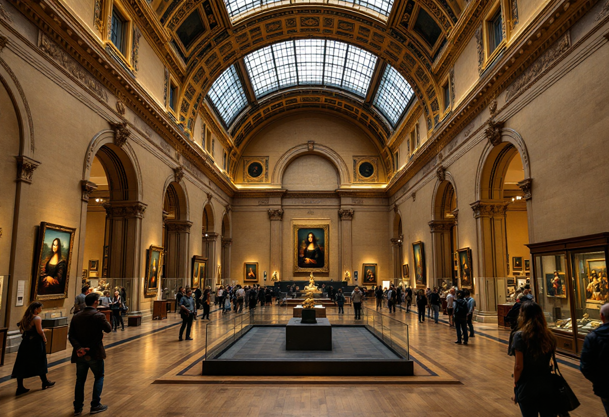 Progetto di Macron per il Museo del Louvre e la Gioconda