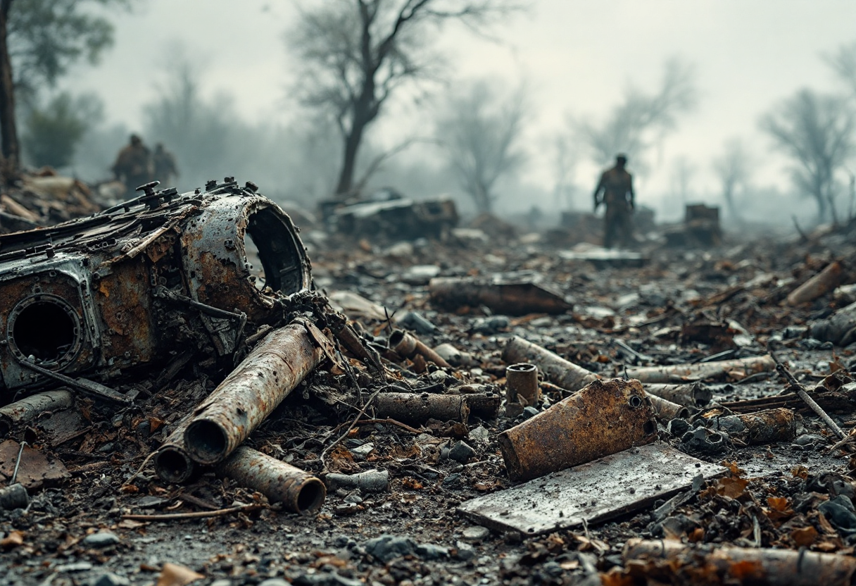 Soldati nordcoreani in azione durante il conflitto in Ucraina