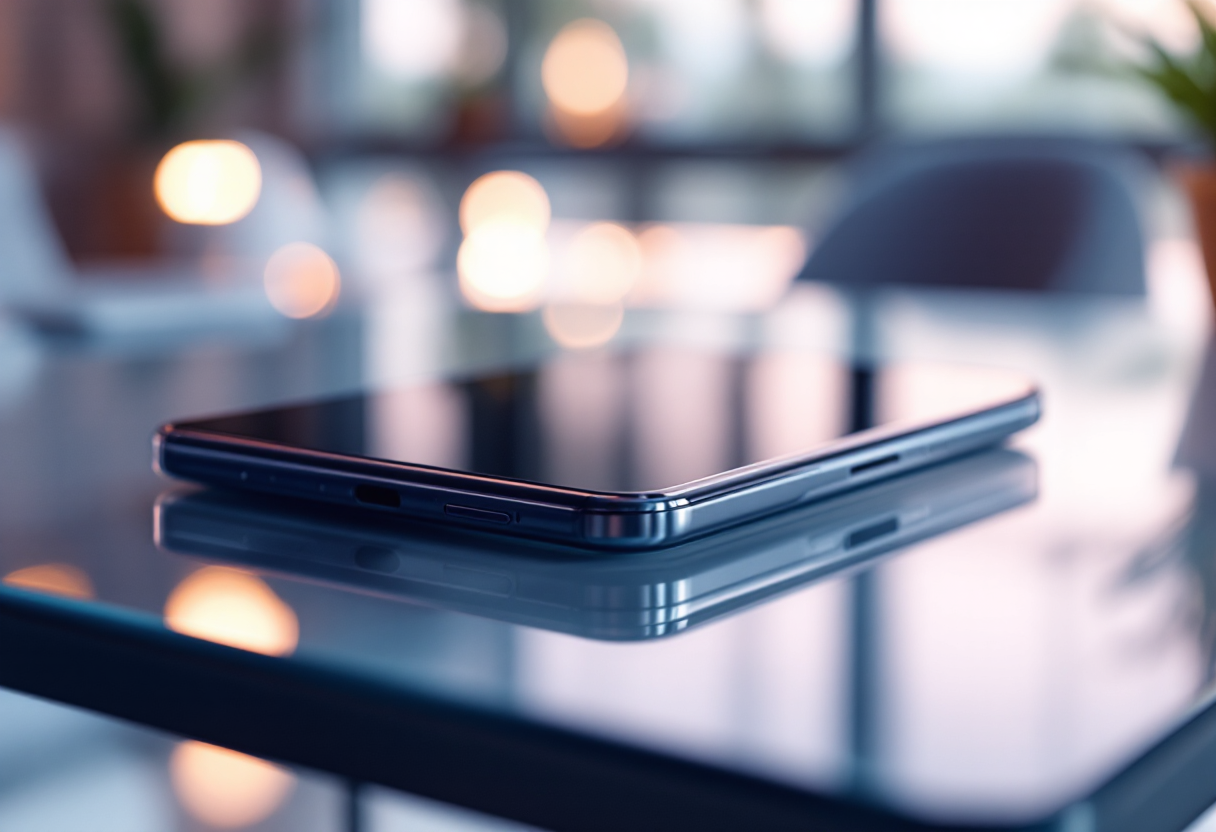 Concept del primo smartphone pieghevole Apple