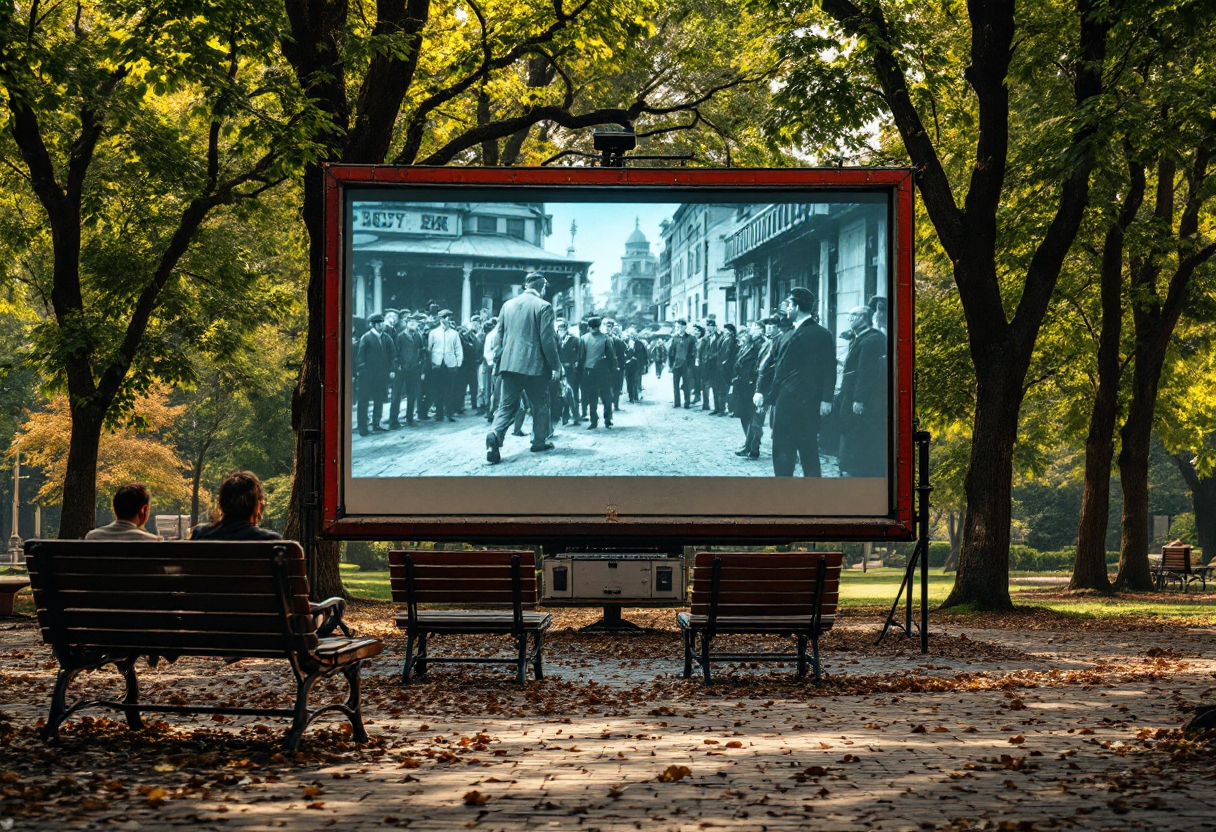 Immagine evocativa dell'era digitale passata