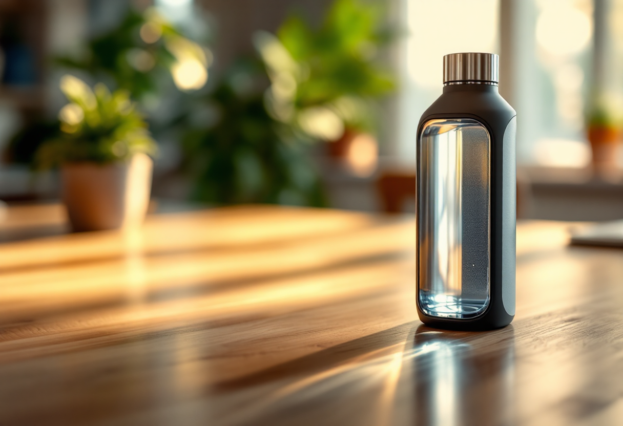 Borraccia AIR UP con aromi naturali e design moderno