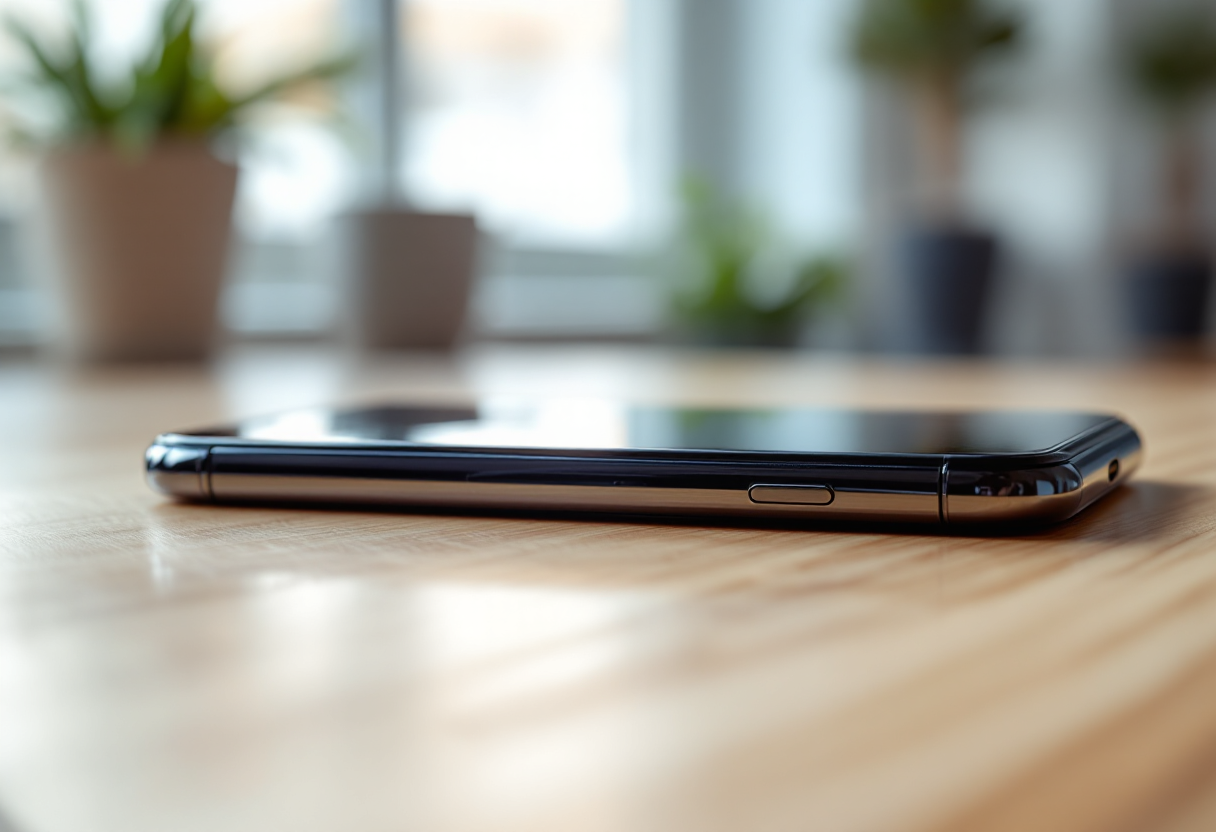 Apple iPhone 17 Pro Max con focus su spessore e batteria