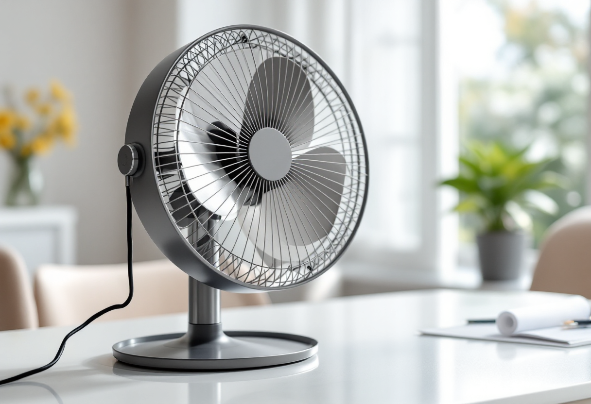 Ventilatore Shark TurboBlade Fan in un ambiente moderno