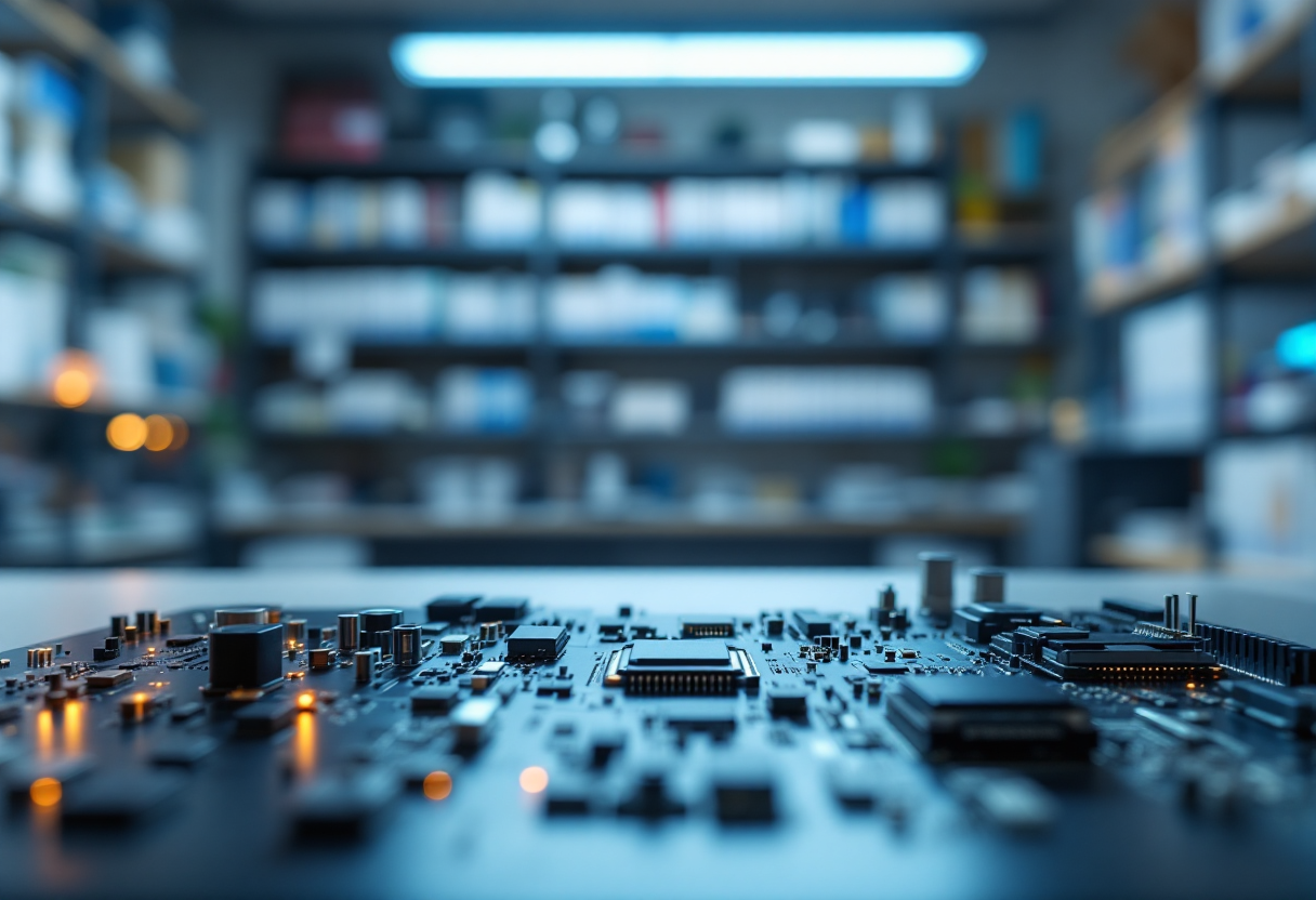 Immagine del computer quantistico Fujitsu e RIKEN