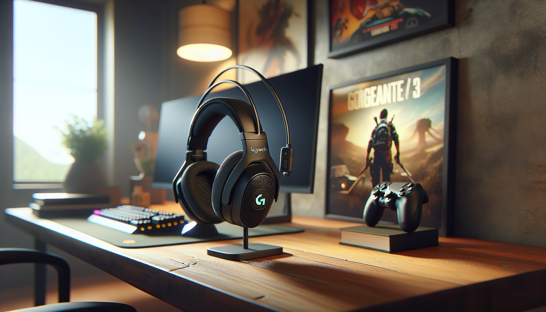 Cuffie gaming Logitech G535 LIGHTSPEED con design moderno
