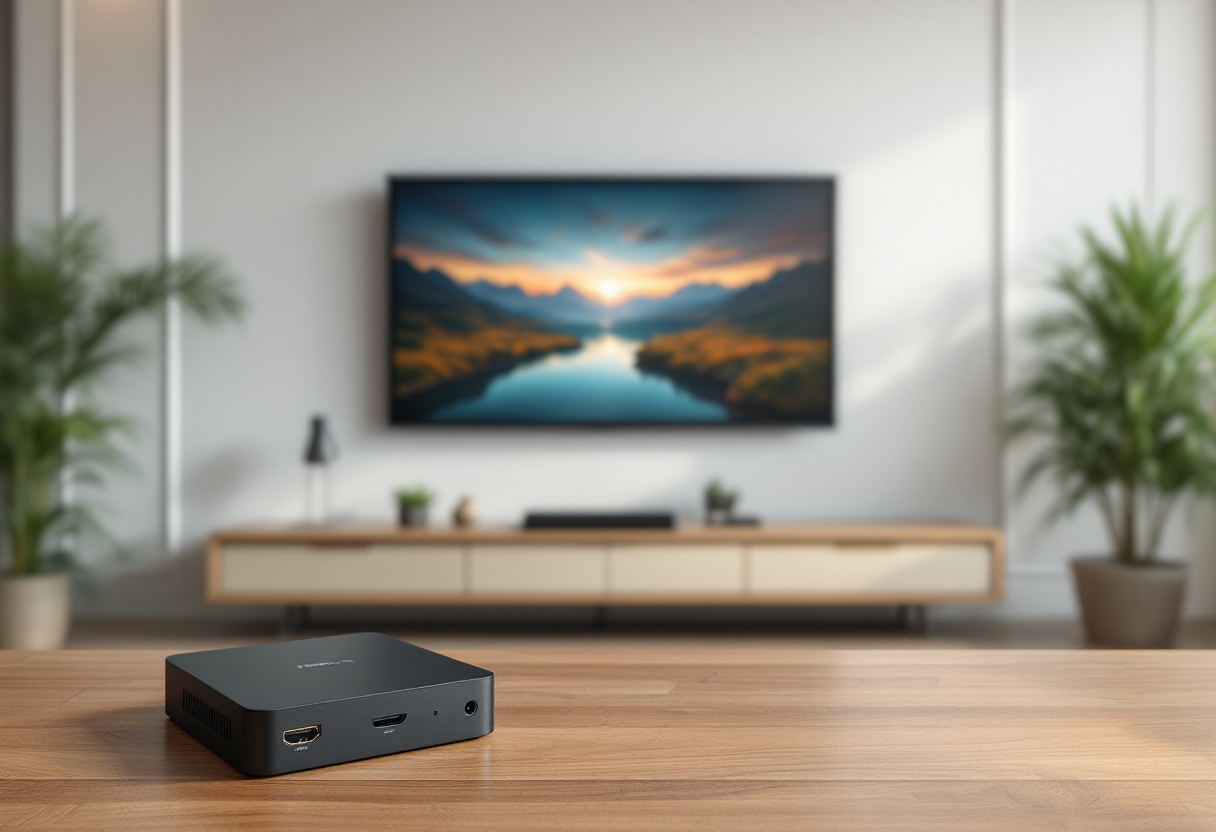 Switch HDMI 5-in-1 con diverse porte e funzionalità
