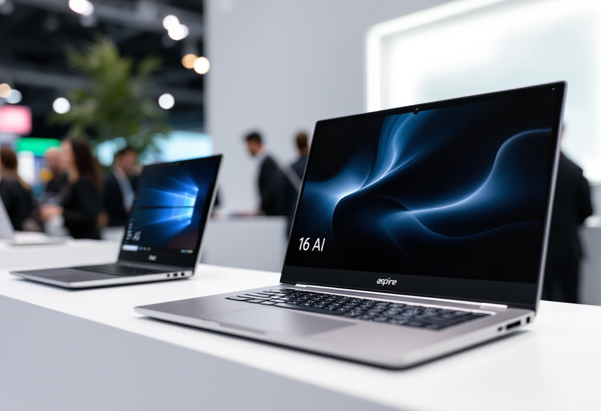 Acer presenta i notebook Aspire 14 AI e 16 AI al Computex 2023