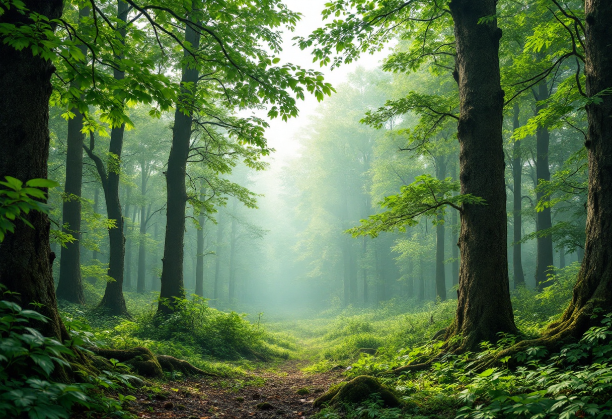 Immagine della missione Biomass per monitorare le foreste