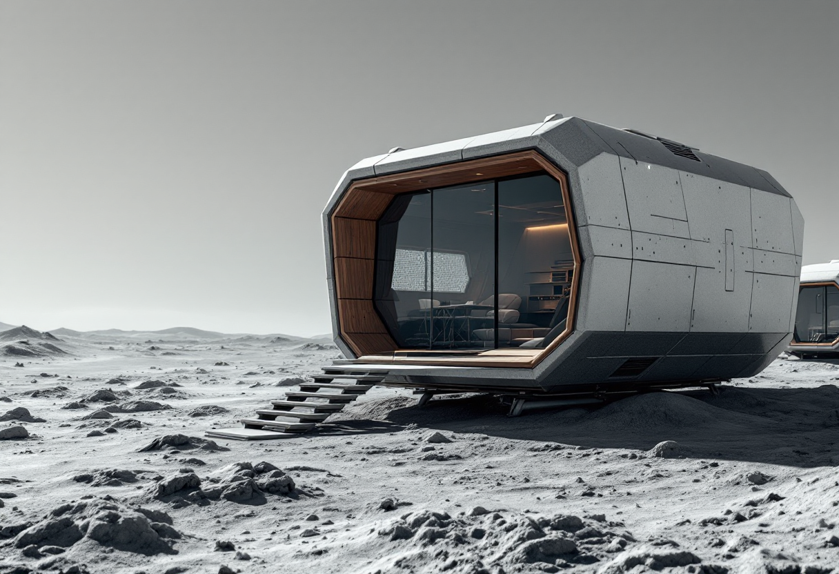 Progetto habitat lunare di Valentina Sumini