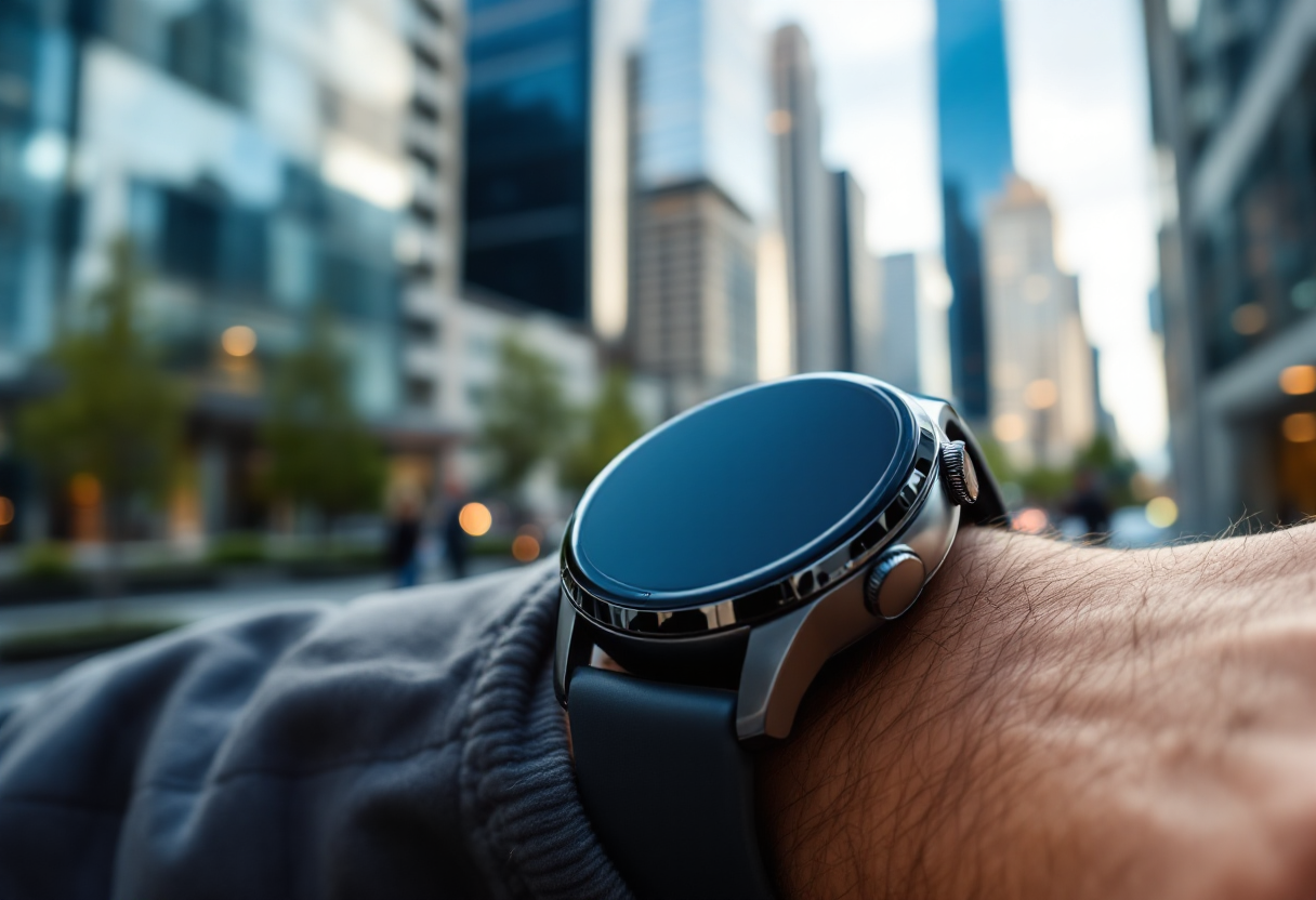 Screenshot di WearOS 6 su smartwatch Google