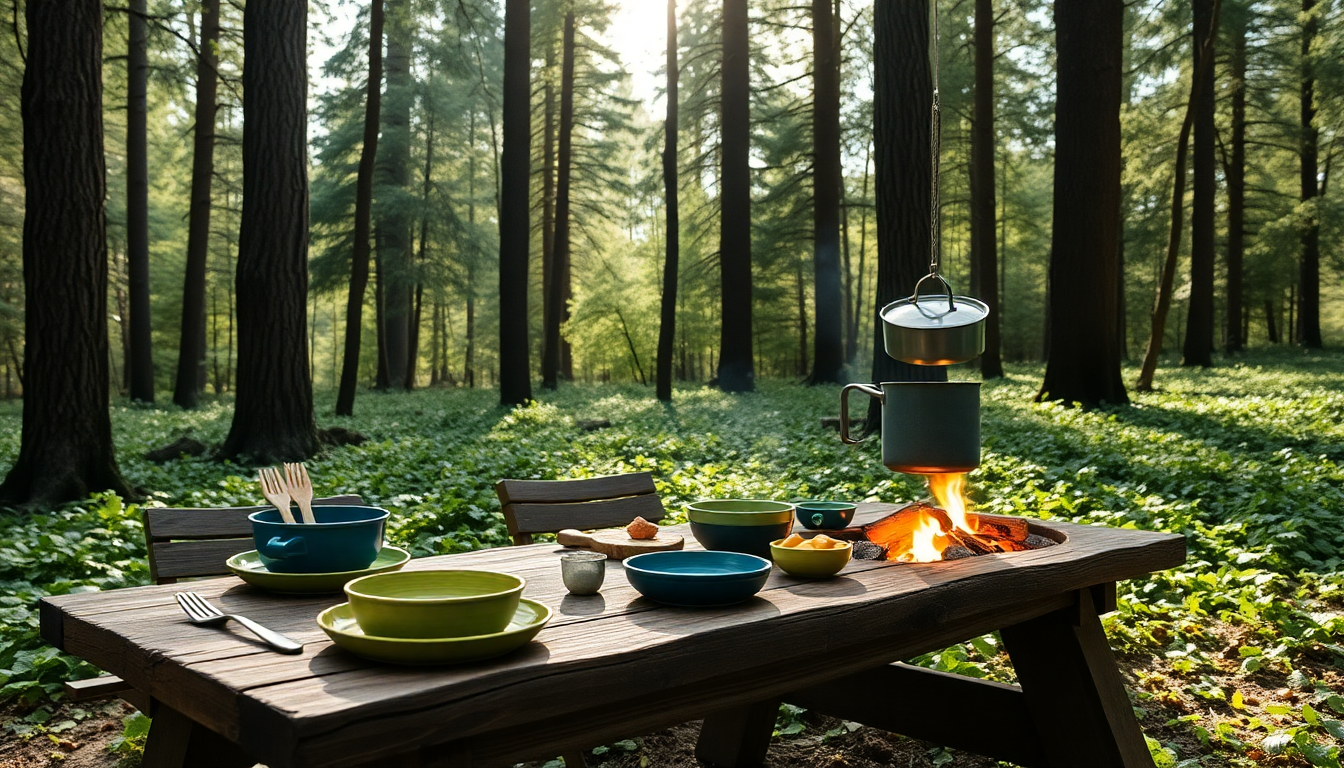 Come scegliere stoviglie da campeggio sostenibili per un’avventura eco-friendly