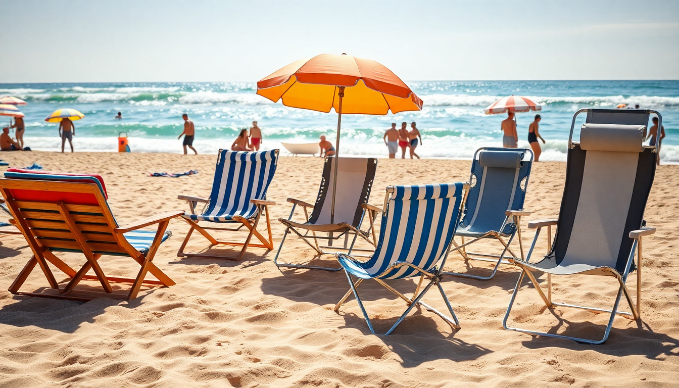 Scopri le sedie da spiaggia più trendy per quest’estate