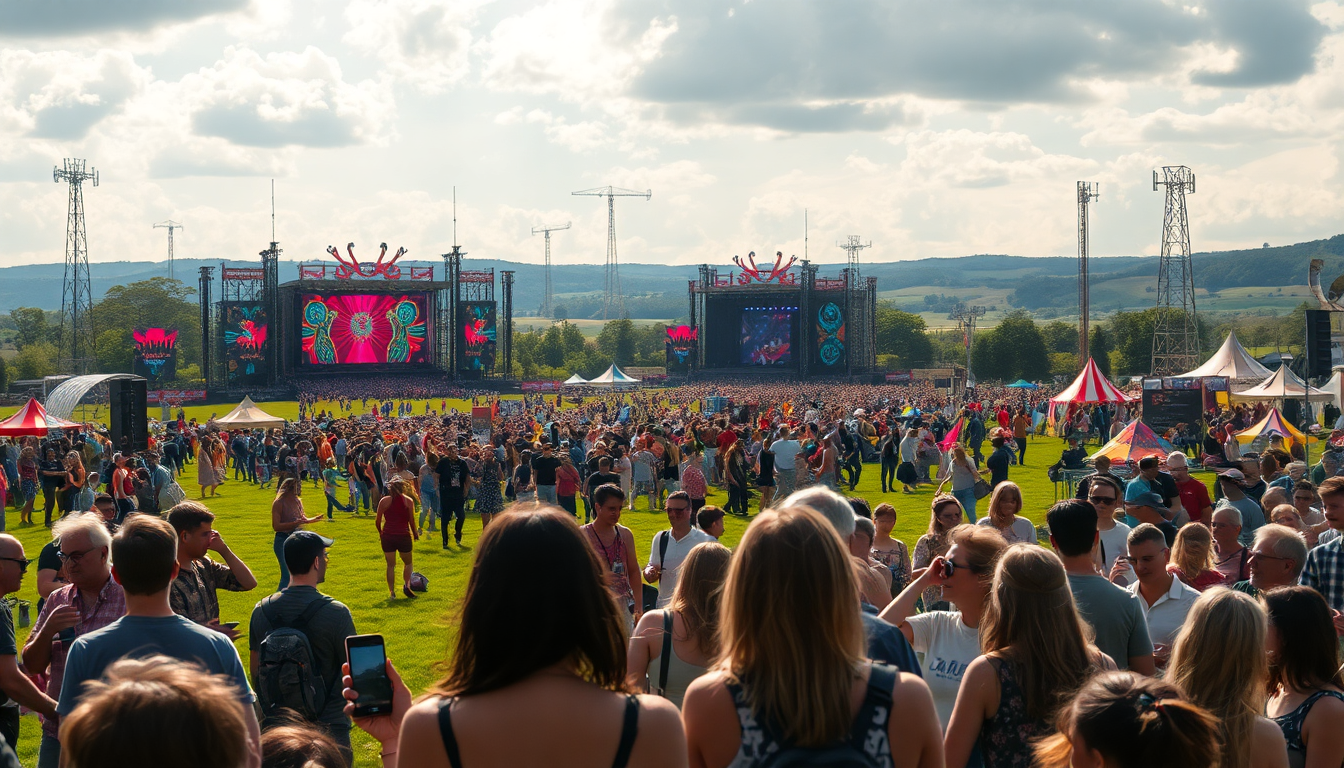 Come il Glastonbury Festival ha rivoluzionato la connettività mobile