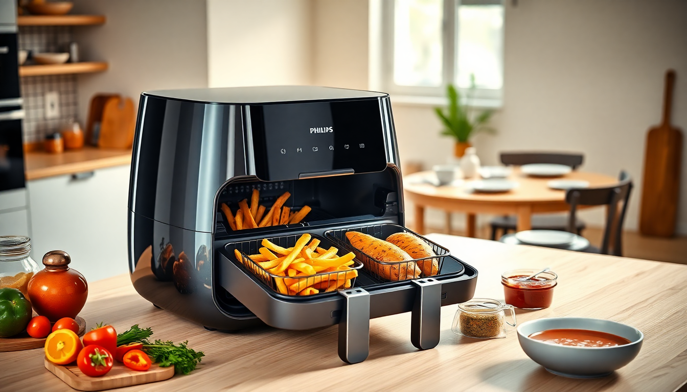 Come la friggitrice ad aria Philips Dual Basket cambia il tuo modo di cucinare
