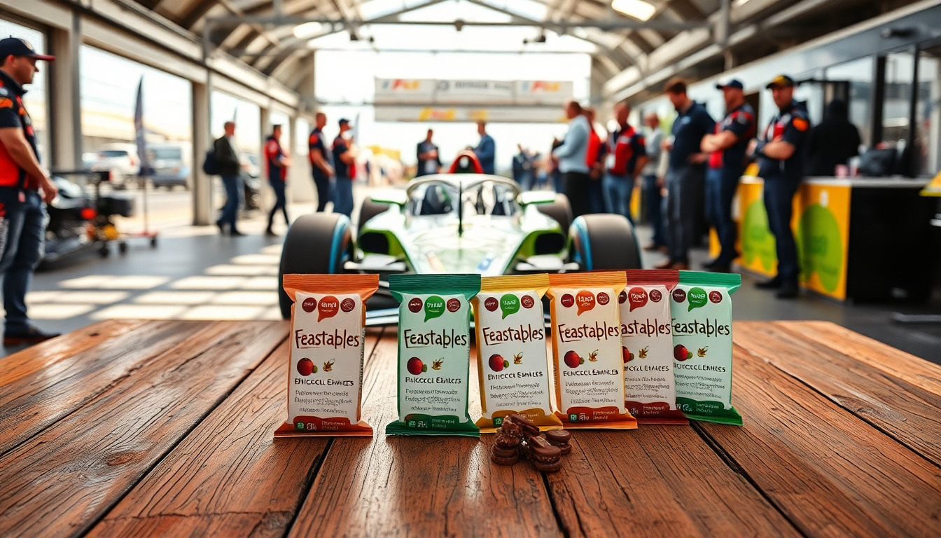 La rivoluzione degli snack etici nel motorsport elettrico