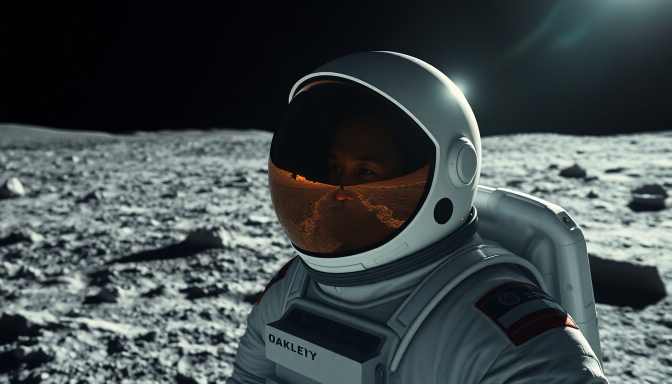La visiera Oakley per la Luna: innovazione e tecnologia all’avanguardia