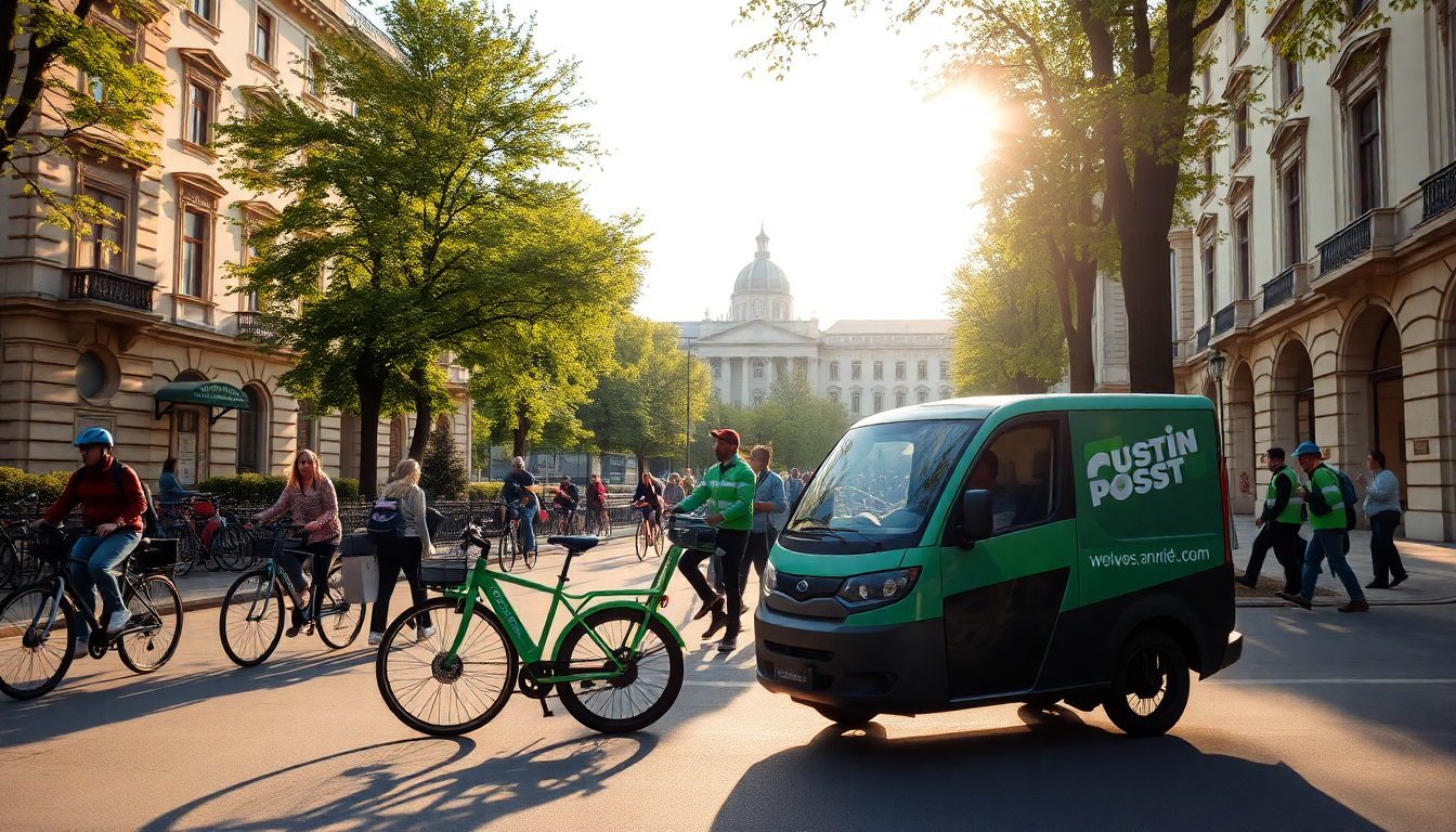 Le Poste Austriache investono 32 milioni per la sostenibilità a Vienna