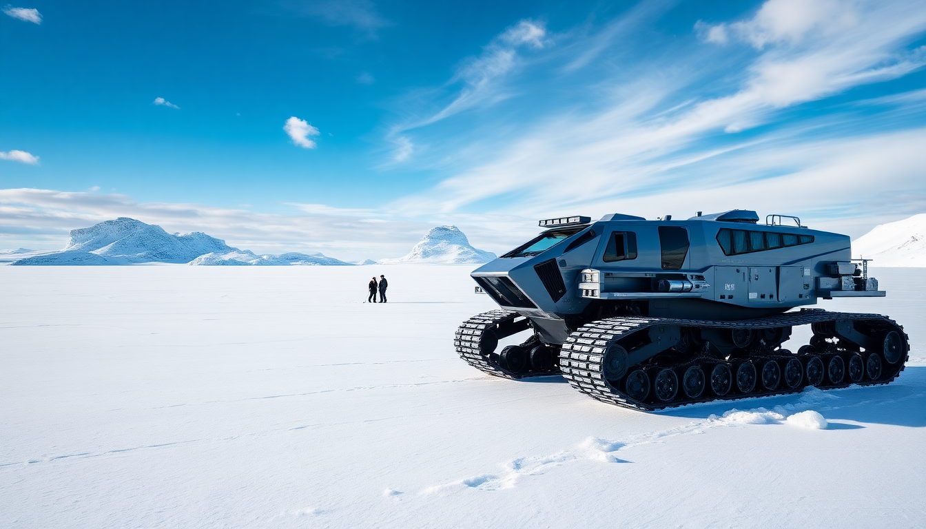 Panther XL: il cingolato che sfida il Polo Sud