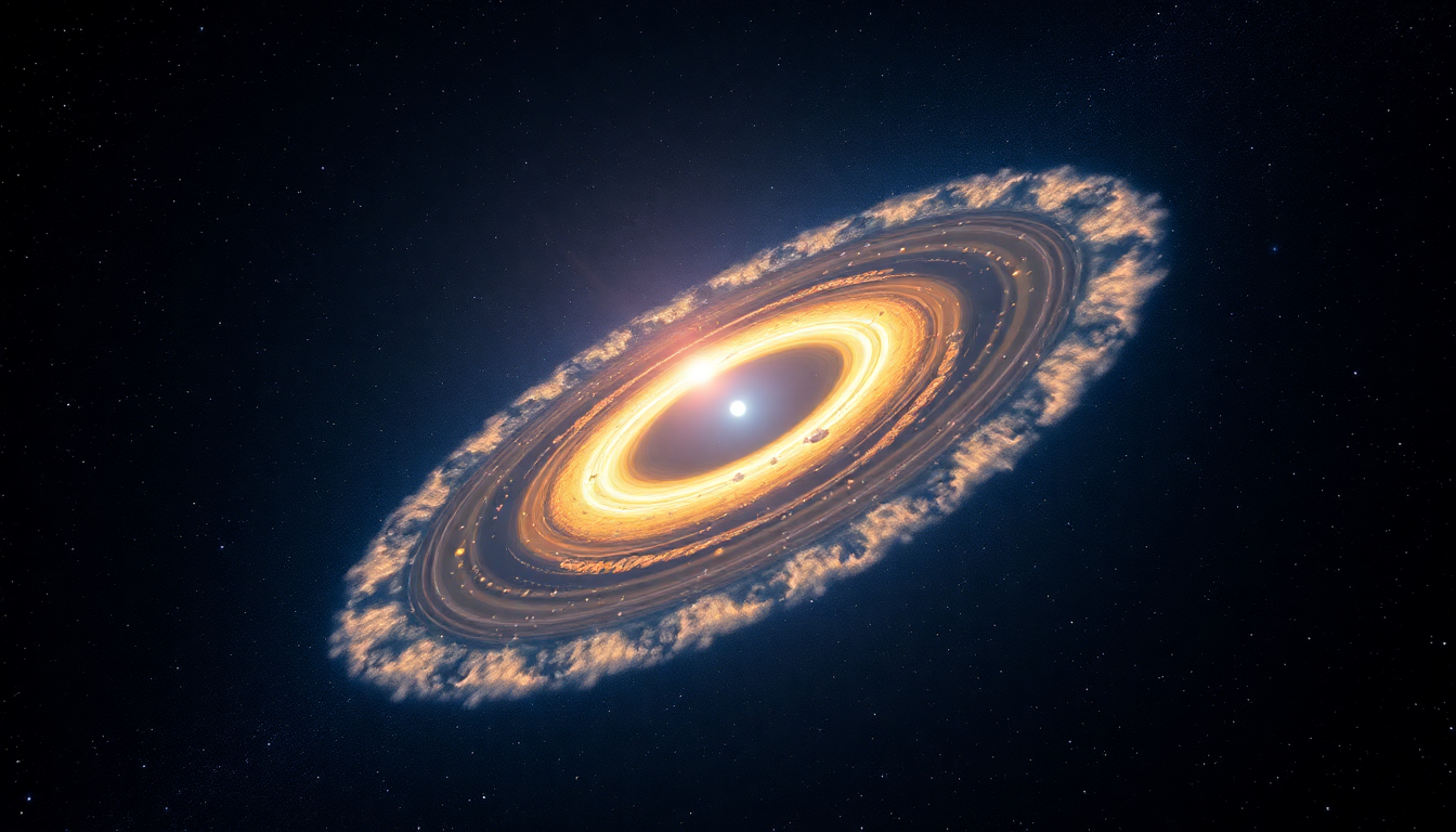 Scoperta storica: un sistema planetario in formazione