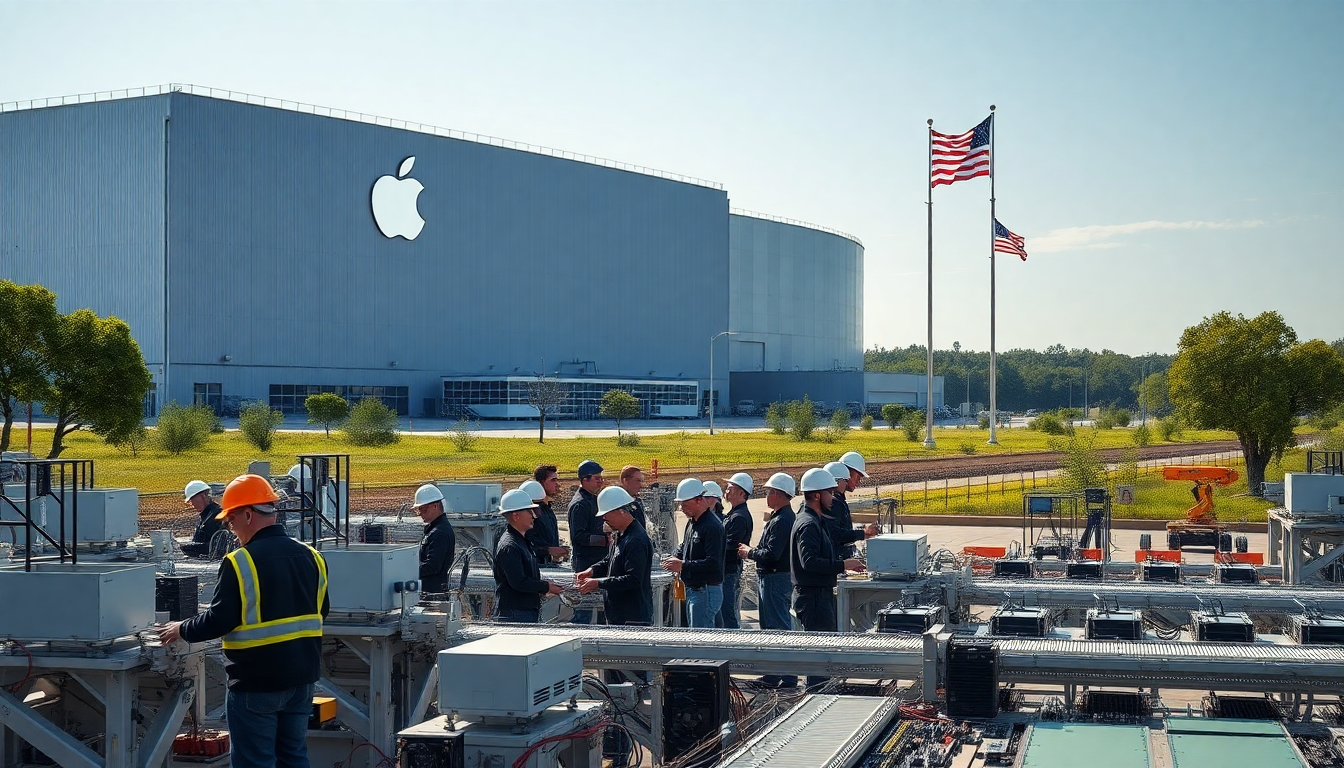 Il piano da 100 miliardi di Apple per rivoluzionare la produzione americana