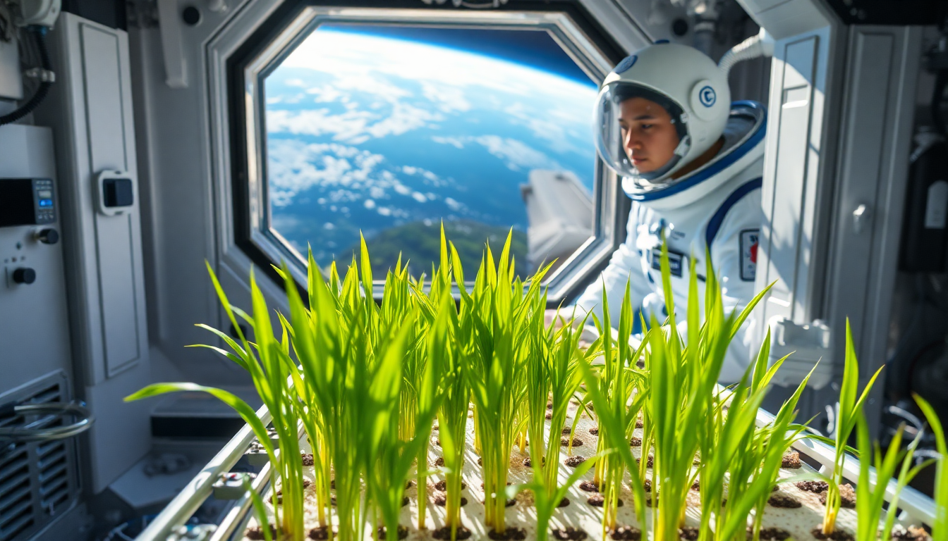 Il riso spaziale: una rivoluzione per l’alimentazione degli astronauti