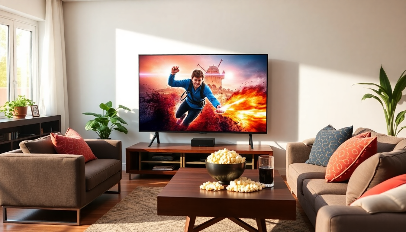 La smart TV Hisense 55E63QT: il cinema a casa tua