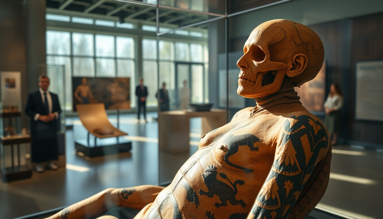 Scopri i segreti dei tatuaggi della mummia siberiana risalente a 2000 anni fa