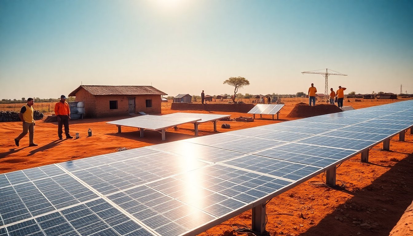 Come la Cina sta trasformando il panorama energetico africano con i pannelli solari