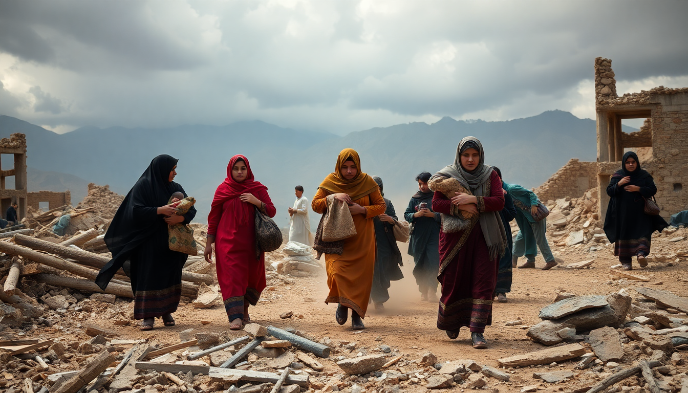 Il devastante terremoto in Afghanistan e il dramma delle donne in difficoltà