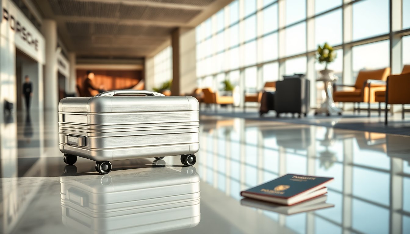 Scopri il nuovo trolley in alluminio Porsche Design Roadster: stile e funzionalità per i viaggiatori eleganti