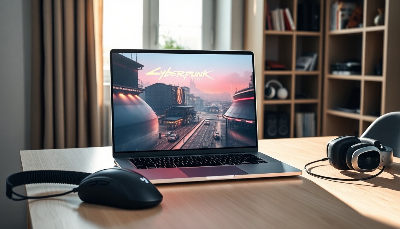 Apple M5: prestazioni eccezionali nel gaming con Cyberpunk 2077