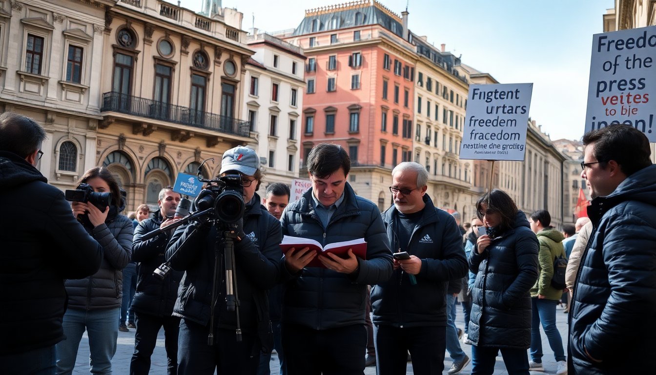 Aumento della violenza contro i giornalisti in Italia: episodi recenti e impatti sulla libertà di stampa