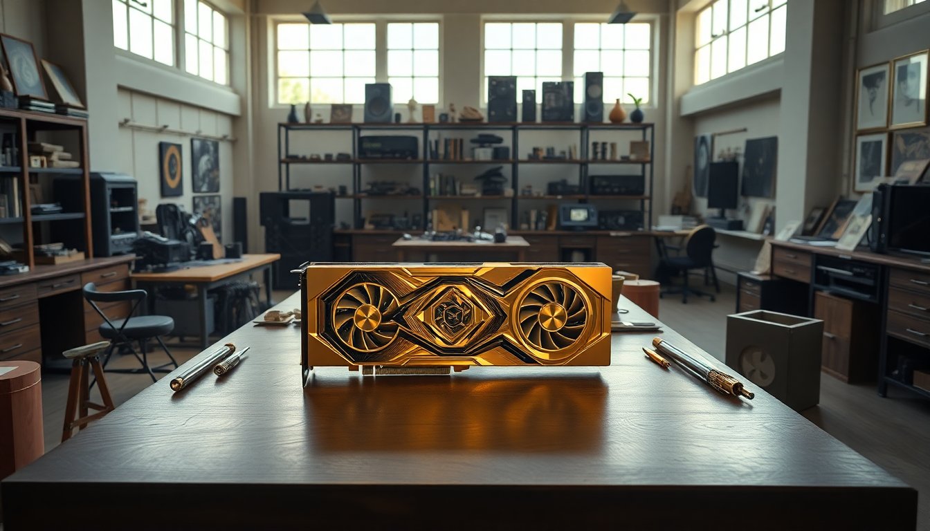 GeForce RTX 5090 in oro massiccio: il sogno di ogni collezionista