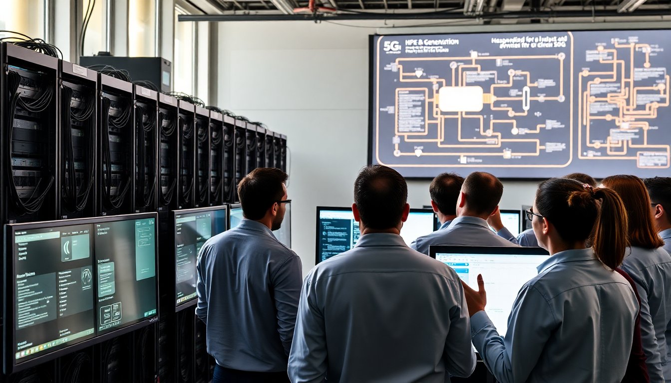 Laboratorio di Validazione Avanzato per il Servizio Core 5G di HPE ed Ericsson