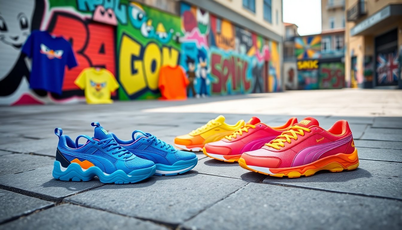 Sonic e Puma lanciano una capsule collection di moda sportiva