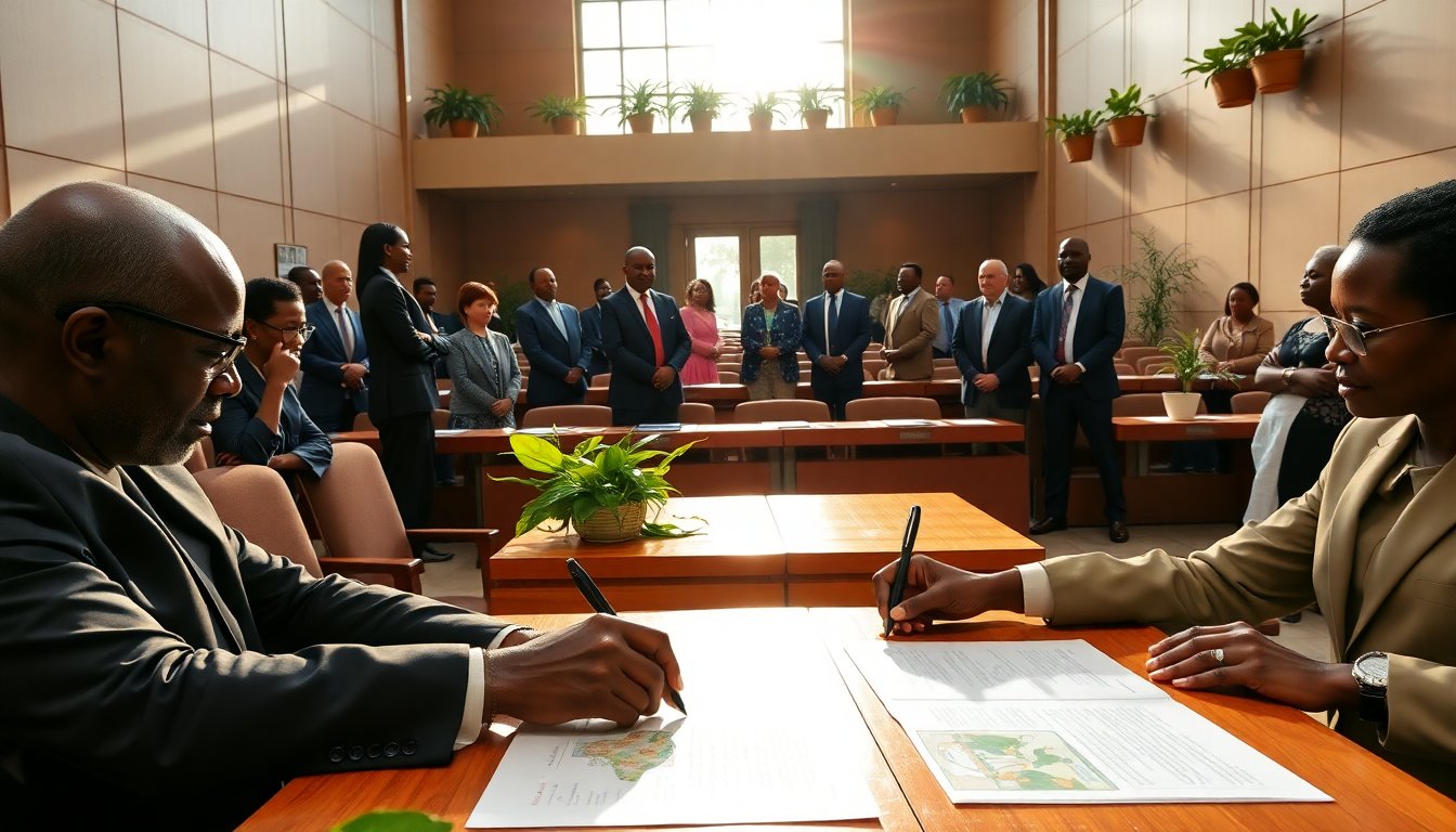 Accordo Italia-Uganda: Iniziativa per Città Sostenibili e Verdi