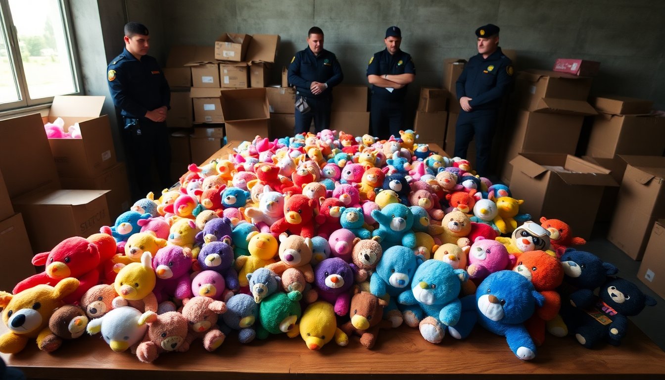 Sequestrati oltre 10.000 peluche Labubu contraffatti a Palermo