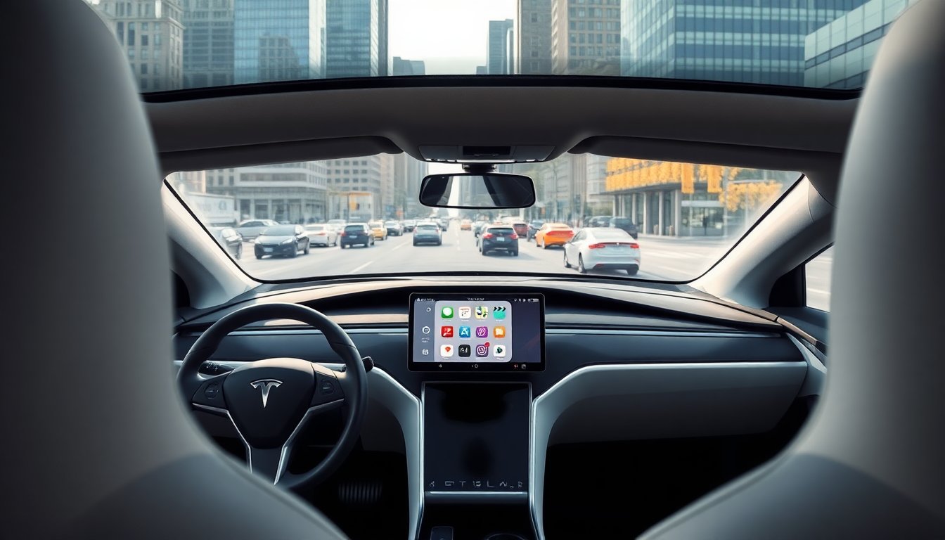 Tesla integra Apple CarPlay per un’esperienza di infotainment superiore
