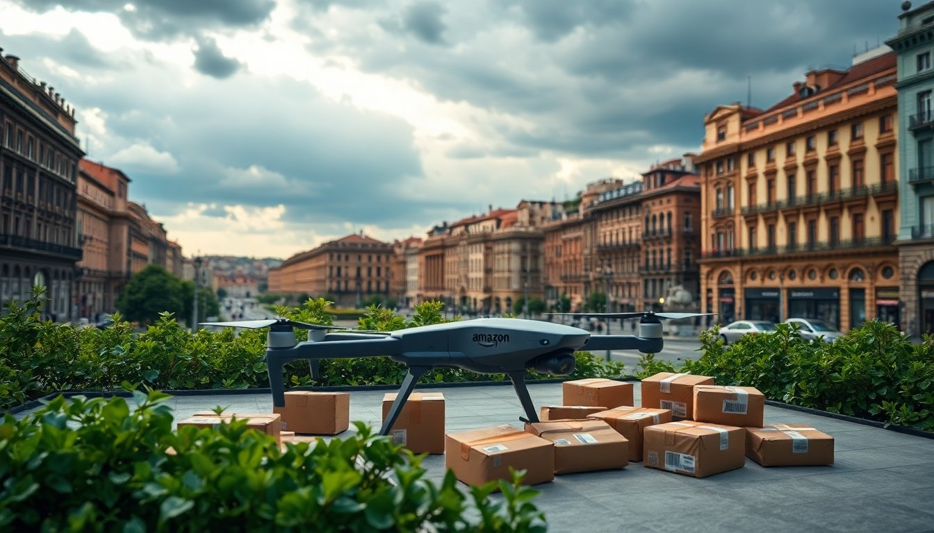 Amazon sospende Prime Air: interruzione delle consegne con droni in Italia
