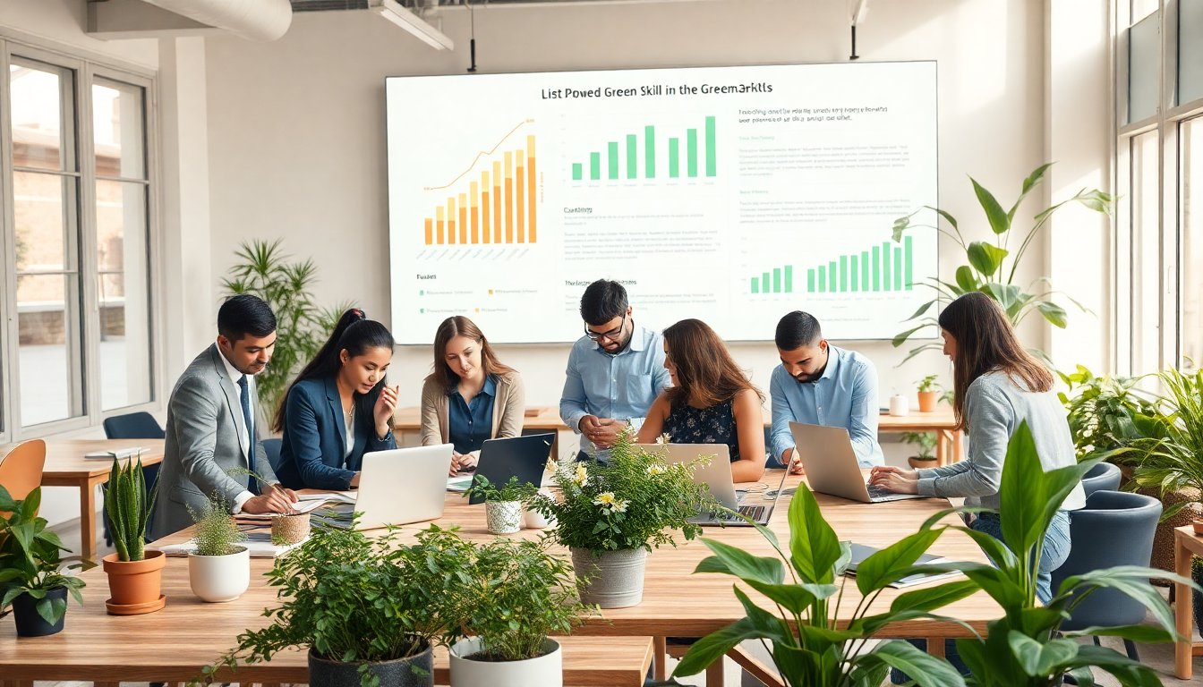 Aumento della domanda di competenze green nel mercato del lavoro: opportunità in crescita