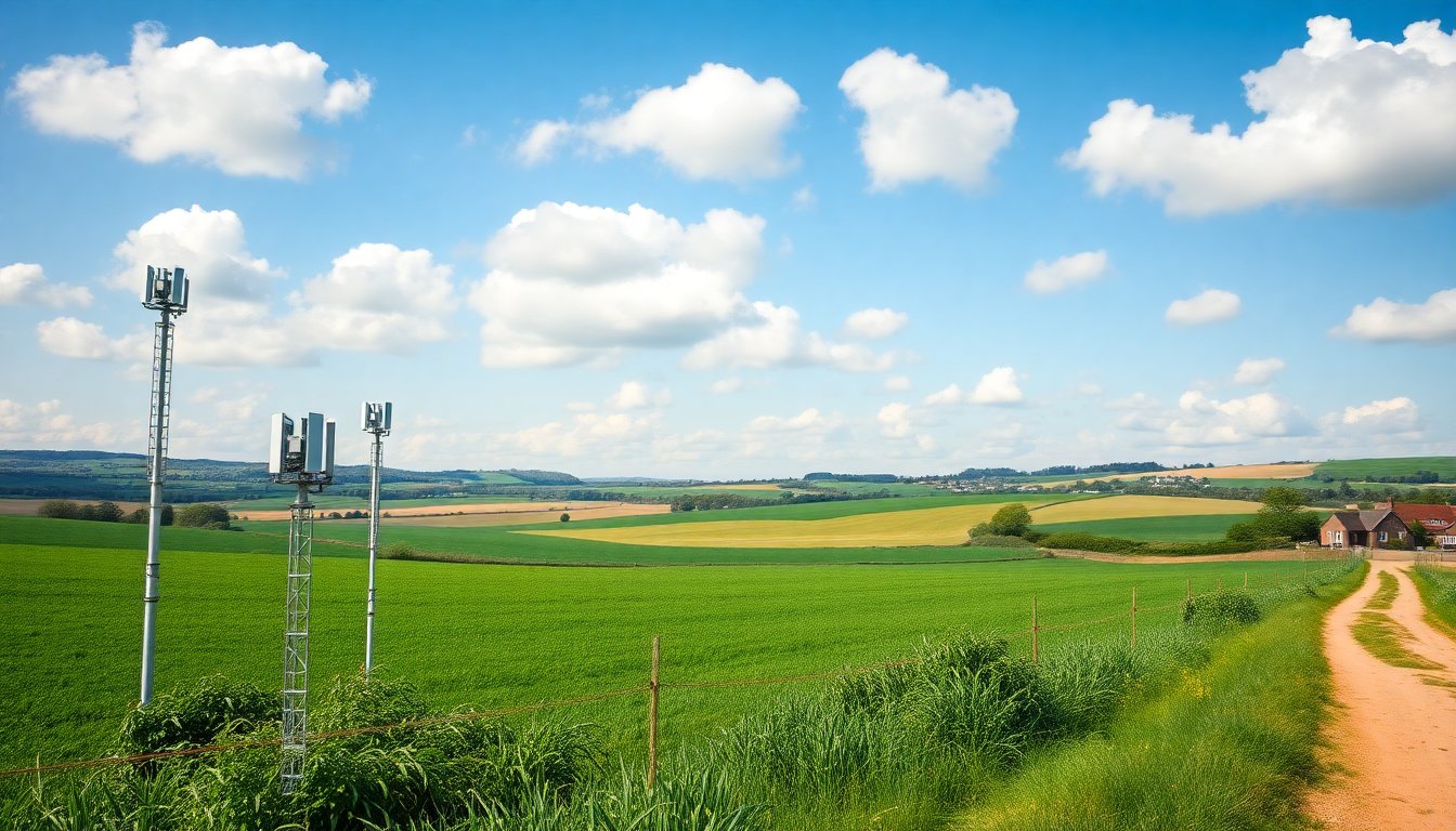 Espansione della rete 4G nelle zone rurali del Regno Unito