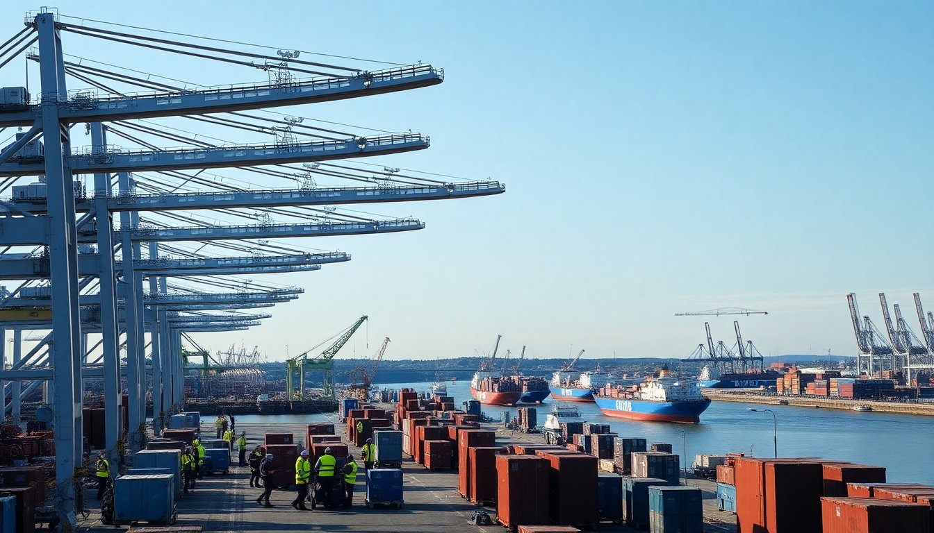 Porto di Tyne: Come il 5G Privato Ha Rivoluzionato le Operazioni Portuali