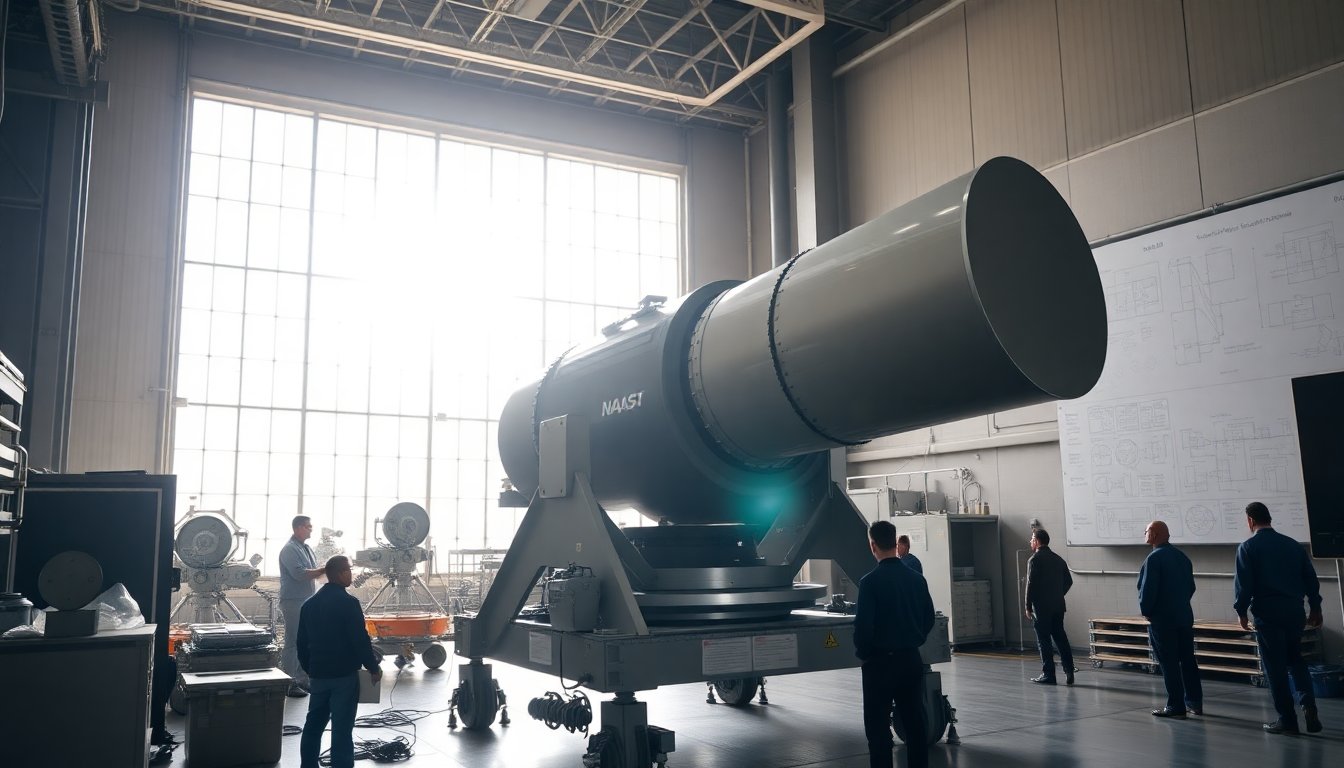 Preparazione del telescopio spaziale Nancy Grace Roman per il lancio