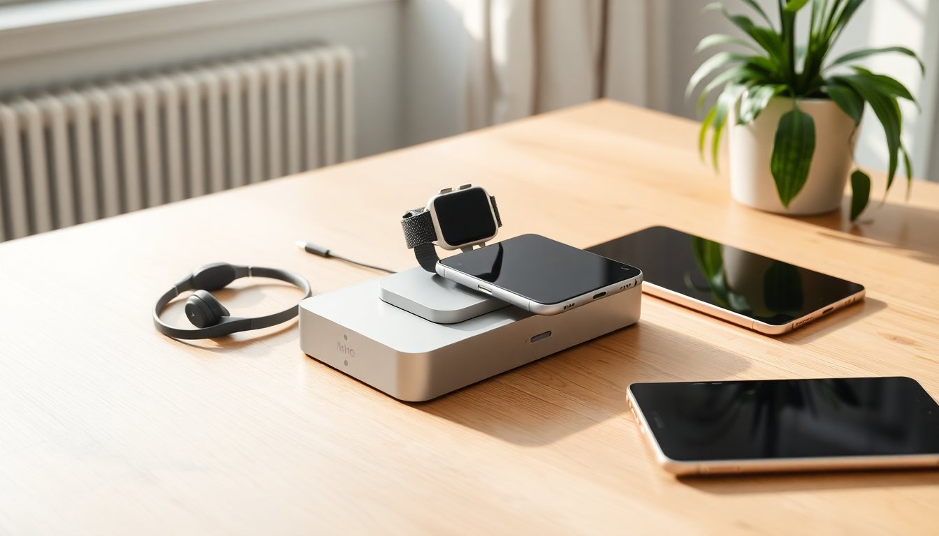 Dock di Ricarica Universale Belkin: La Soluzione Perfetta per Smartwatch e Smartphone