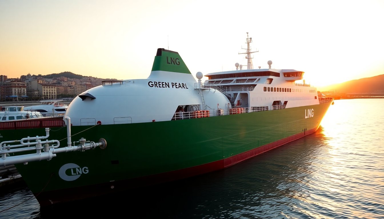 Green Pearl: la nave innovativa per GNL che rivoluziona il servizio a Genova